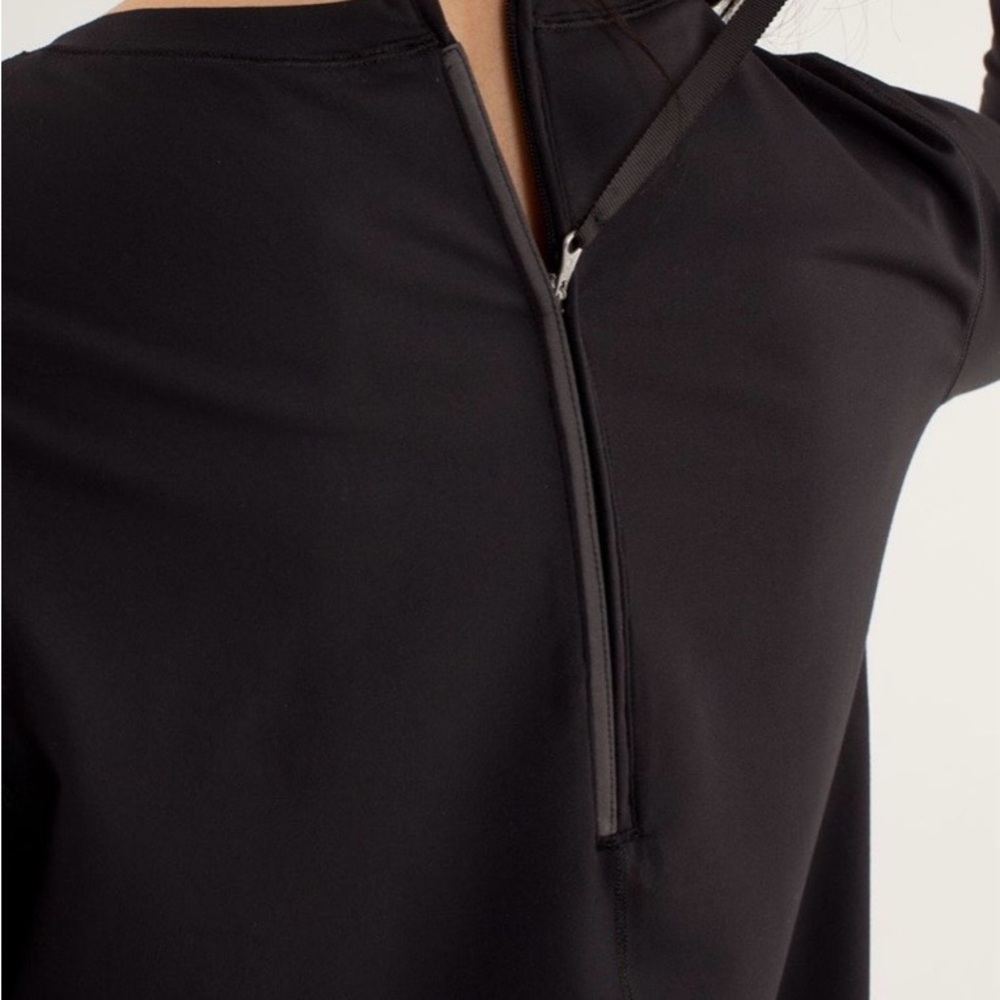 Lululemon Athletica Black Warm Up Crew - Picture 3 of 11